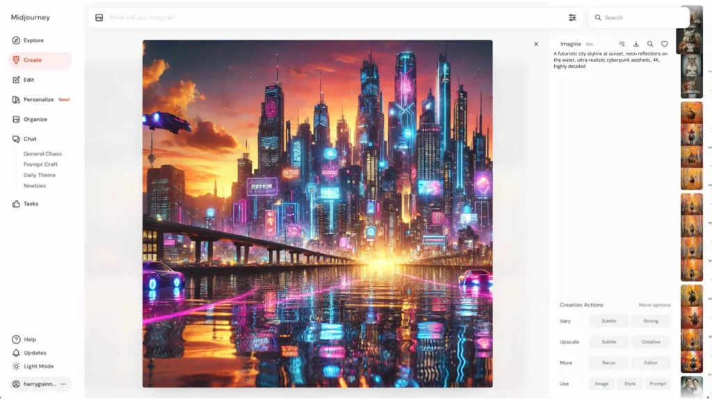 midjourney ai image result