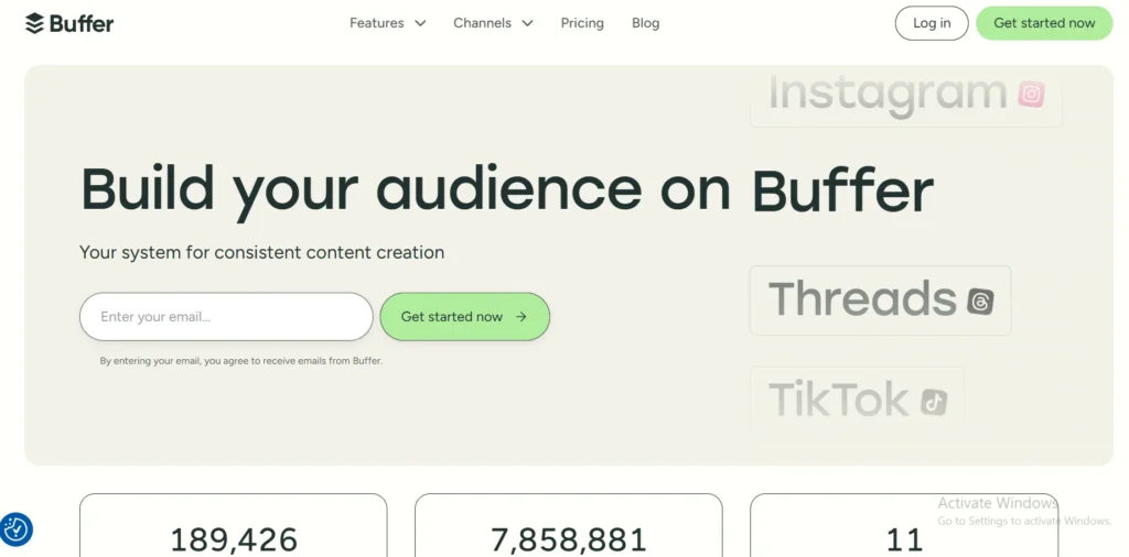 buffer ai social media tool