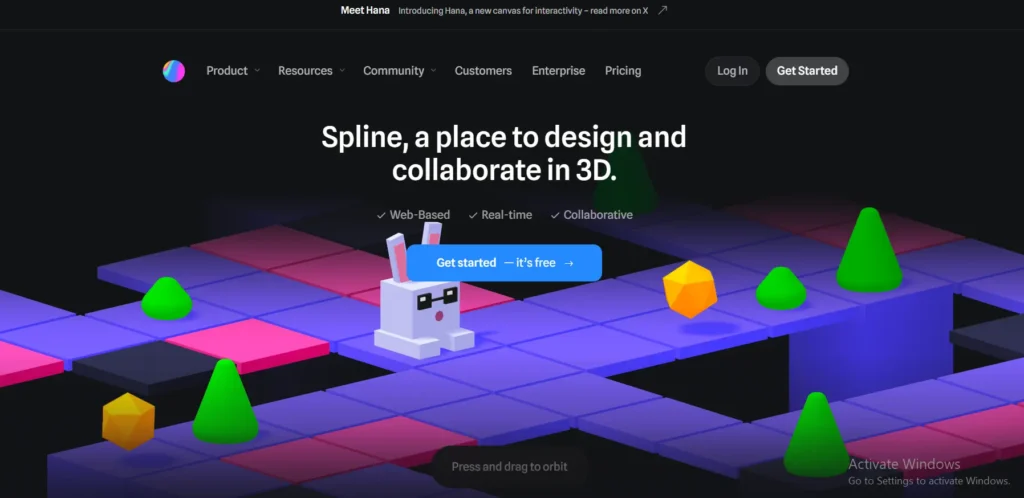 spline 3d design generator