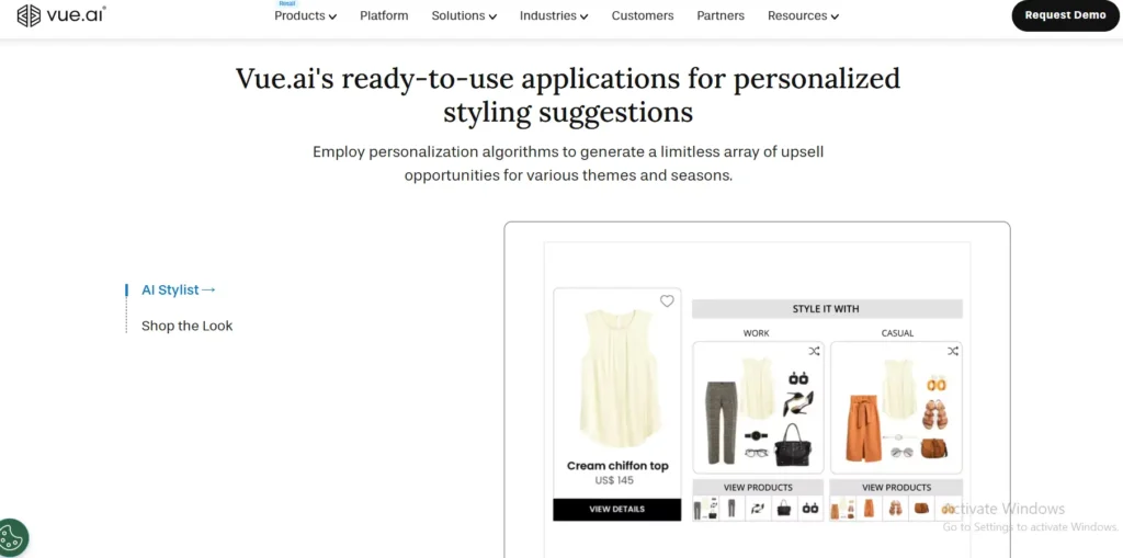 vue ai fashion stylist