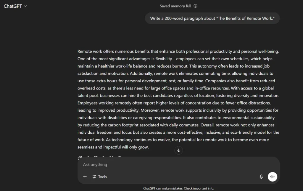 sample text tested through humanizer tools