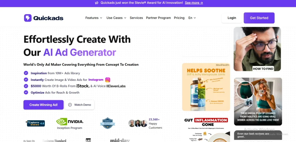 quickads best ai tools for content creators