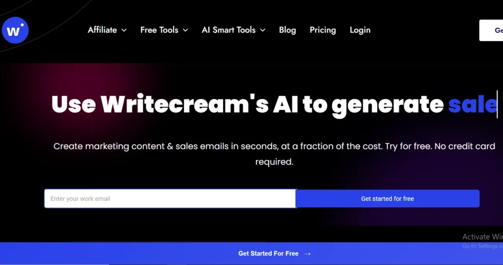 writecream Best AI Tool for Writing SEO Rich Blog Content