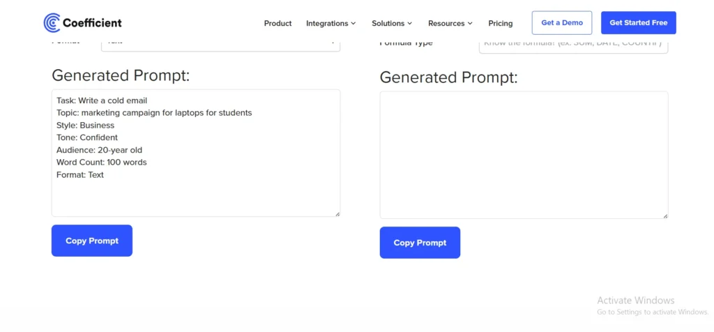 prompt generation tool