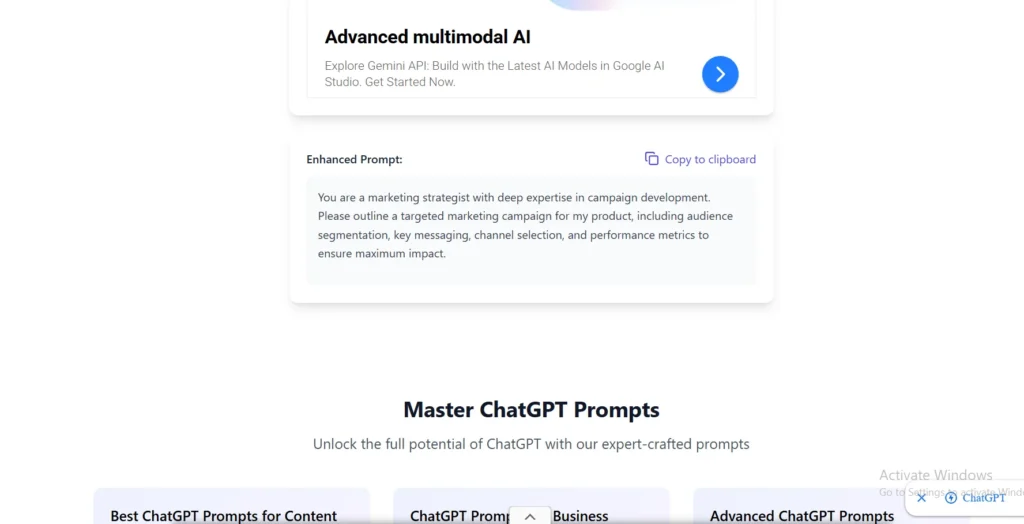 prompt creator
