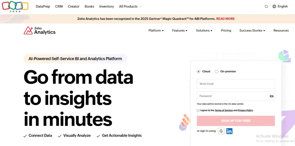zoho analytics