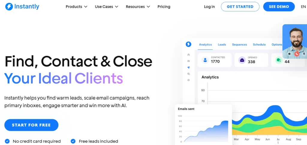 instantly email marketing ai tool
