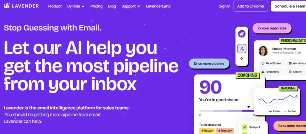 lavender ai for email marketing